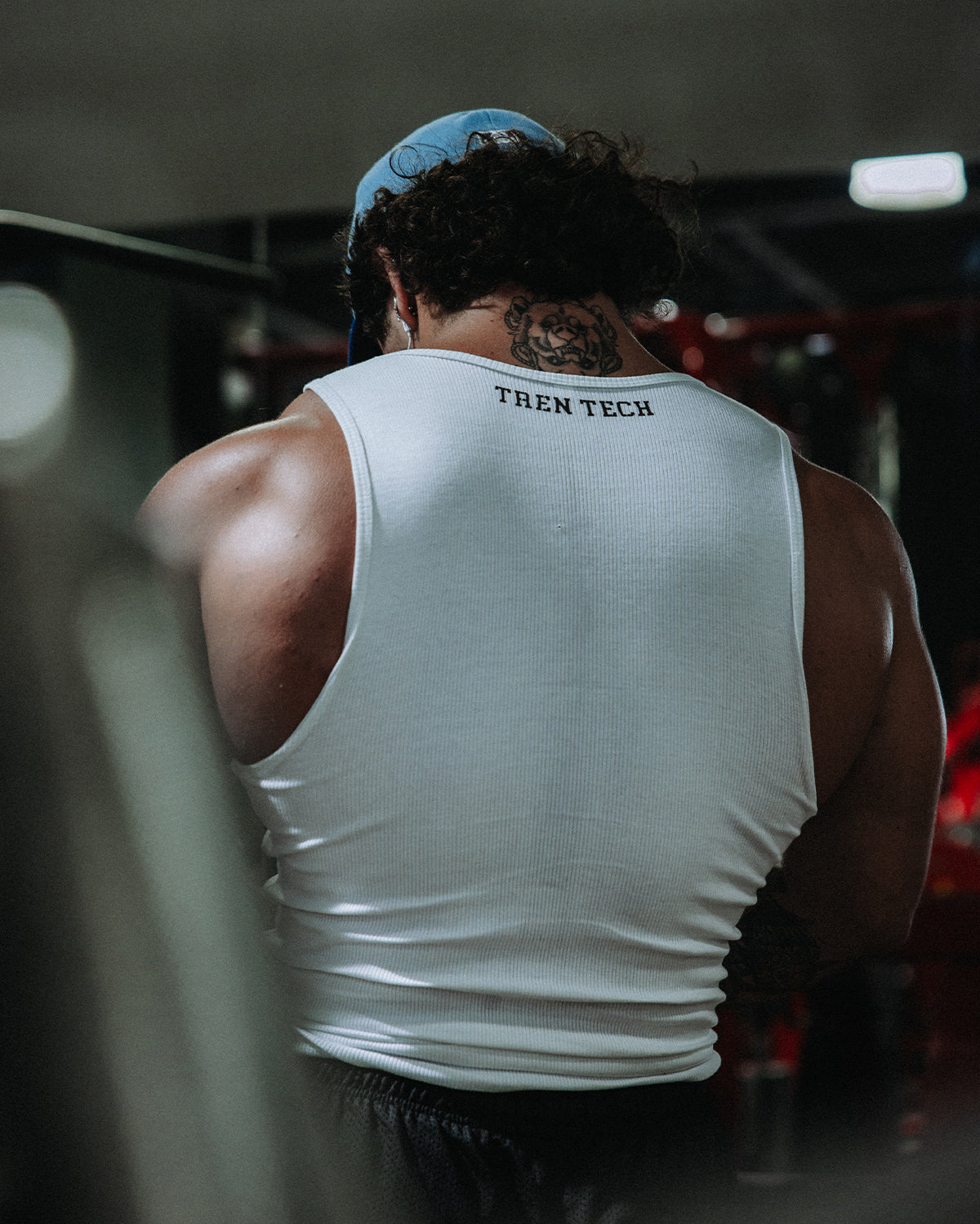 TREN TECH (TANK) WHITE