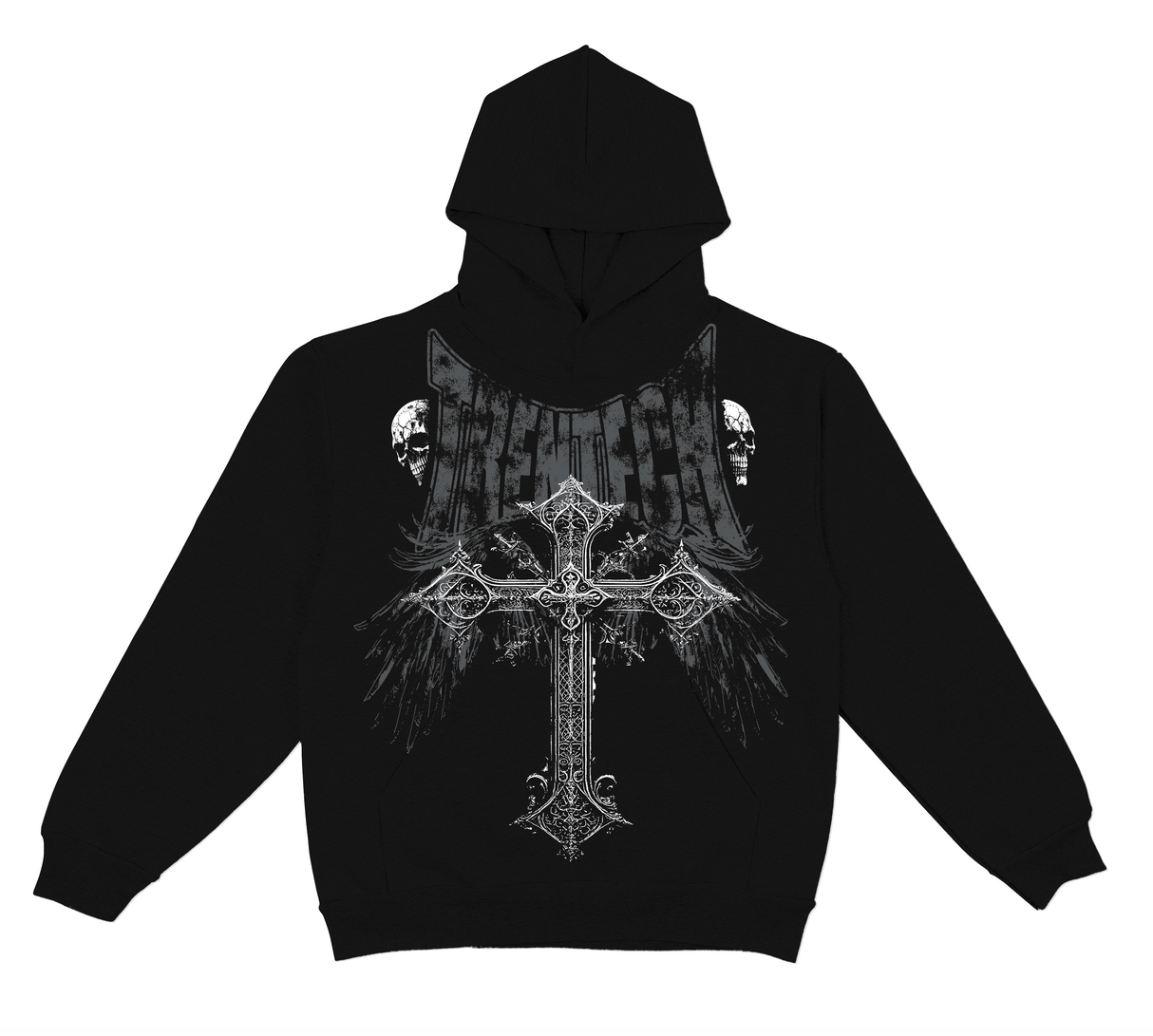 HOODIE "SKULL N CROSS"