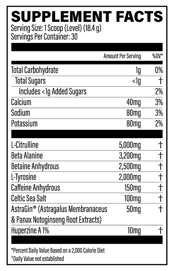 FERAL SPORT - - "PRIMAL" - - PRE WORKOUT