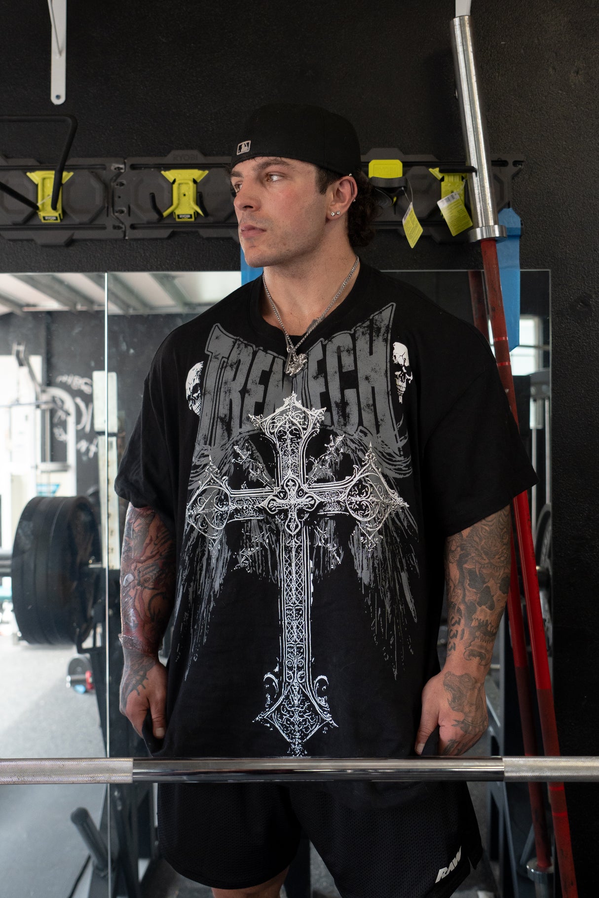 OVERSIZED (PUMP COVER) "SKULL & CROSS"