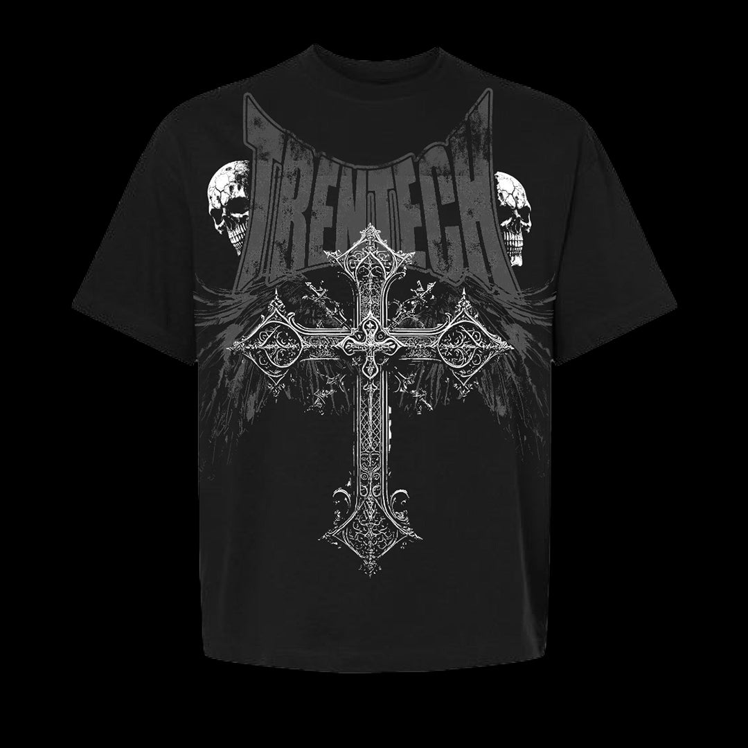 OVERSIZED (PUMP COVER) "SKULL & CROSS"