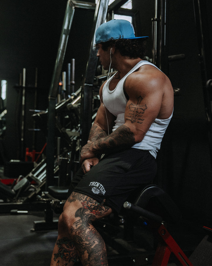 TREN TECH SHORTS (BLACK)