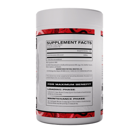 Creatine Monohydrate 500G | 100SV