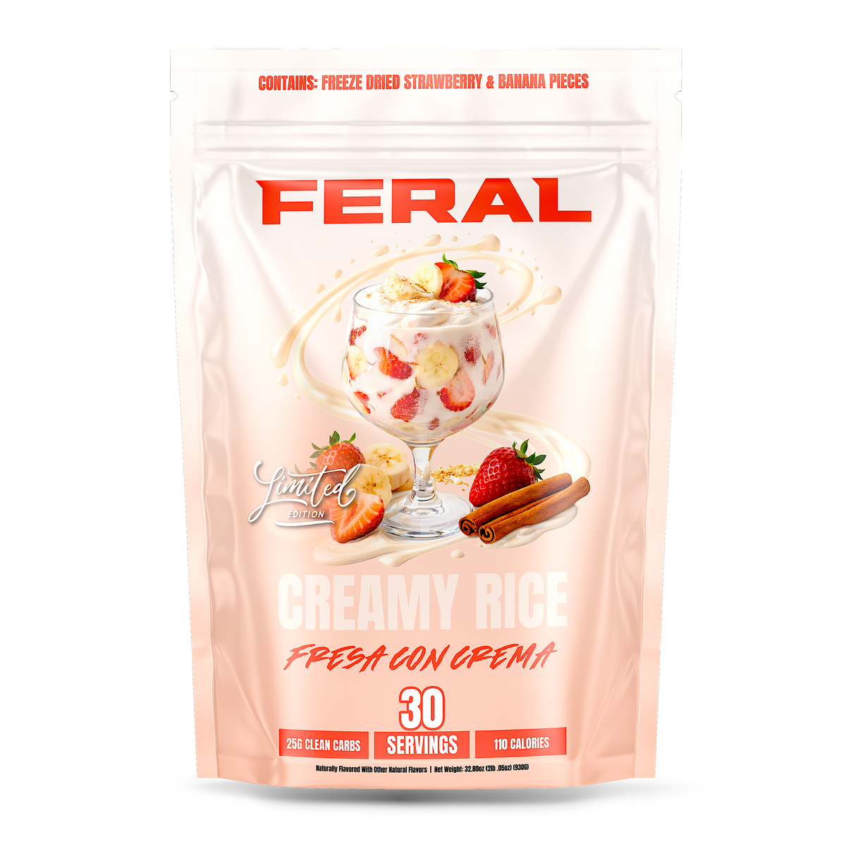 FERAL CREAMY RICE / Gluten Free - 30 Servings