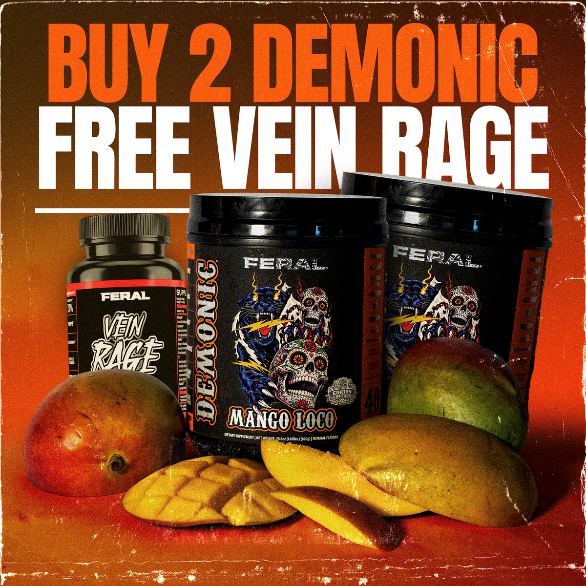 BUY 2 DEMONIC = FREE VEIN RAGE