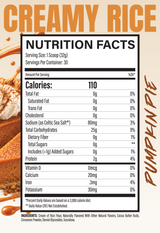 CREAMY RICE / Gluten & Dairy Free = (30) Servings
