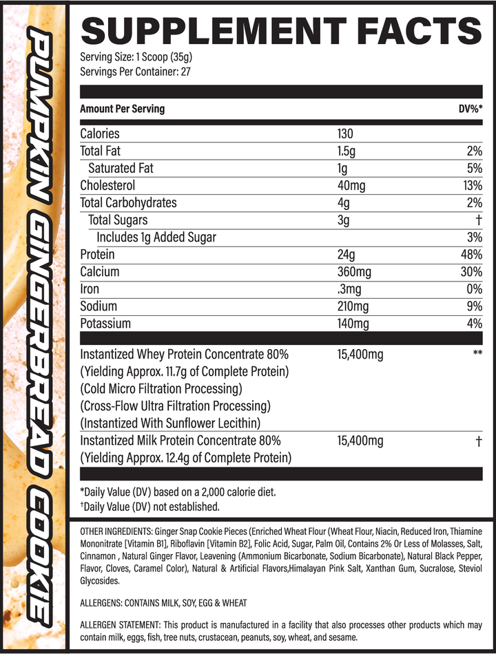 FERAL WHEY "LIMITED EDITION" Pumpkin Gingerbread Cookie