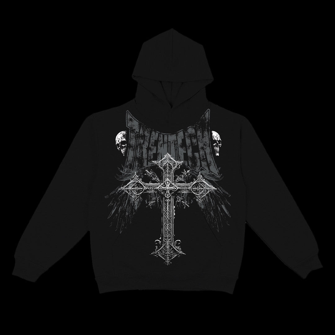 HOODIE "SKULL N CROSS"